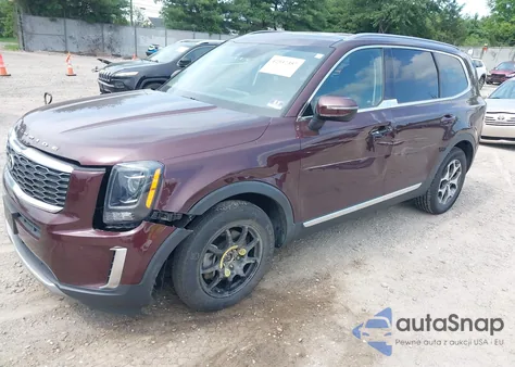 2020 Kia Telluride Ex z USA, uszkodzony, nr VIN 5XYP3DHCXLG014241